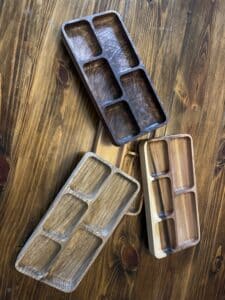 Valet Tray, Hackberry, Black Walnut - Image 4