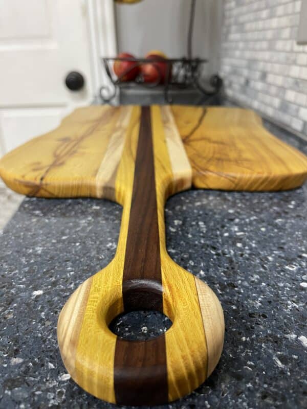 Mulberry live edge with handle