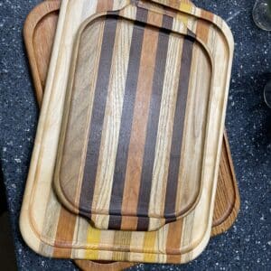 Light weight serving trays